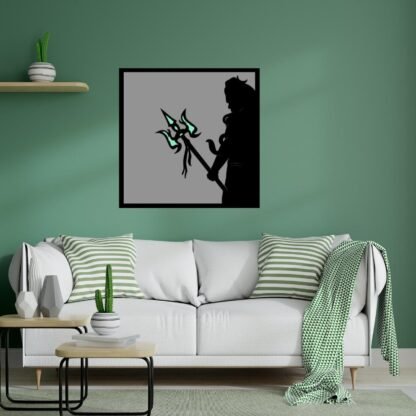 Lord Shiva's Eternal Light Wall Art