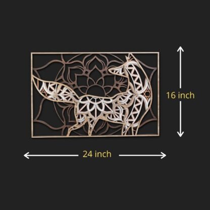 Cape Fox Multilayer Wall Art Decor - Image 2