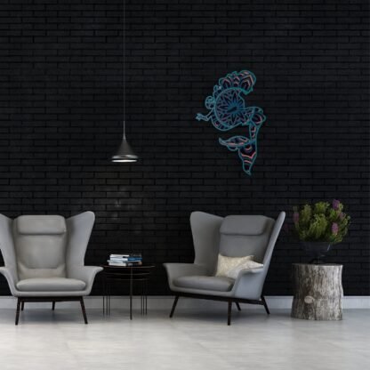 Mythical Blue Mermaid Wall Art