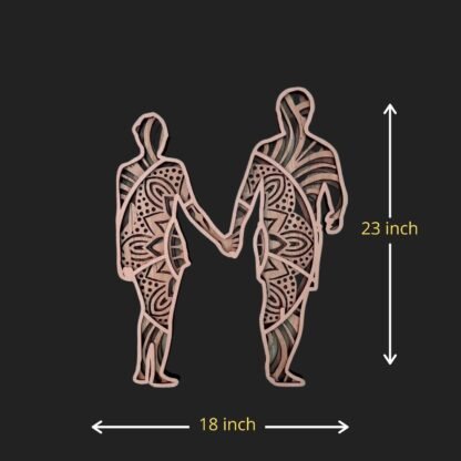 Soulmates Holding Hands Wall Art - Image 2