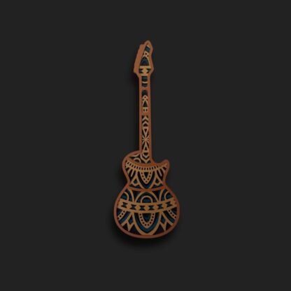 Symphonic Guitar Mandala Wall Decor - Image 2