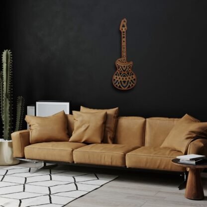 Symphonic Guitar Mandala Wall Decor
