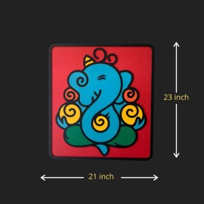 Ganesha's Joyful Presence Wall Decor - Image 2
