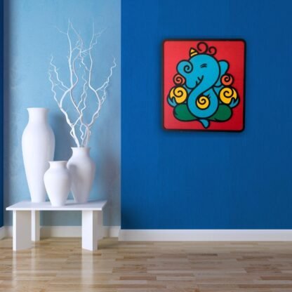 Ganesha's Joyful Presence Wall Decor