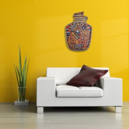 Dreams Captured in a Bottle Mandala Wall Art