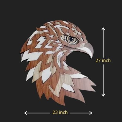 Pride of the Skies Eagle Head Wall Art - Image 2