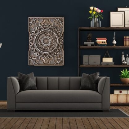 Imperial Floral Mandala Wall Art