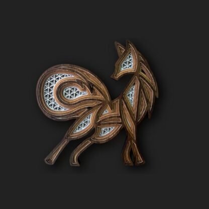 Fox Mandala Art Wall Decor - Image 3