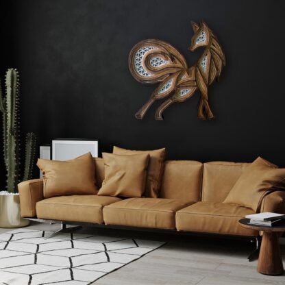 Fox Mandala Art Wall Decor