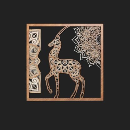 Grace of the Gazelle Deer Wall Art - Image 3
