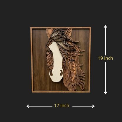 Horse Head Lantern Wall Art - Image 2