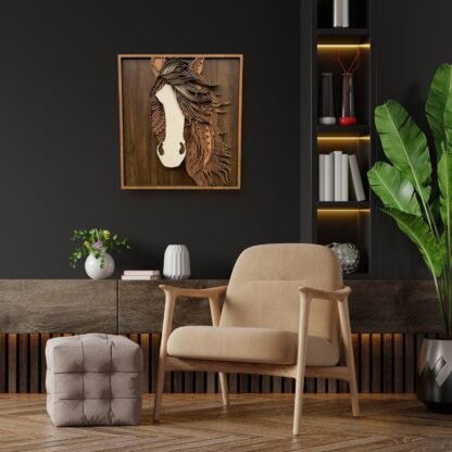 Horse Head Lantern Wall Art