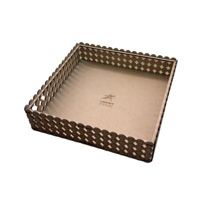 Chic Square Tray With Lid - Image 3