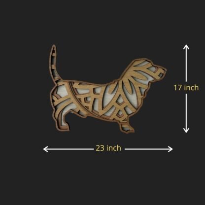 Short-Legged Basset Hound Wall Art - Image 2
