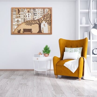 Bonded Hearts Mandala Wall Art