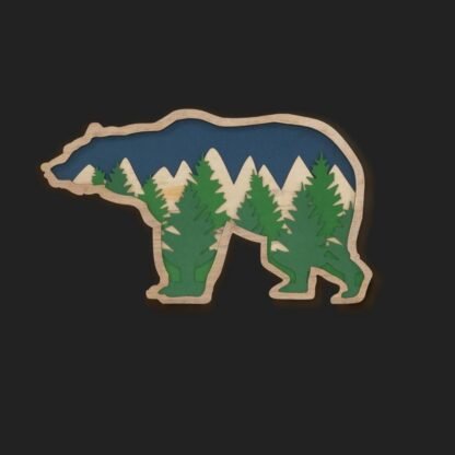 Frozen Wilderness Polar Bear Wall Decor - Image 3
