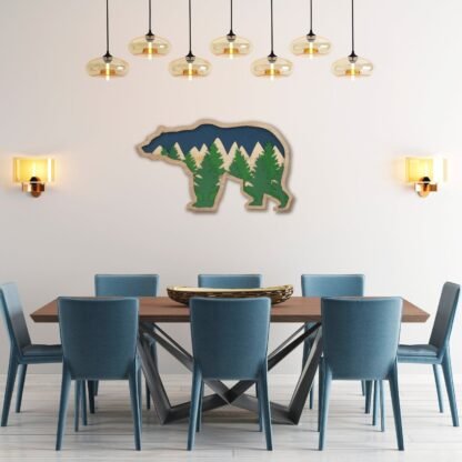 Frozen Wilderness Polar Bear Wall Decor