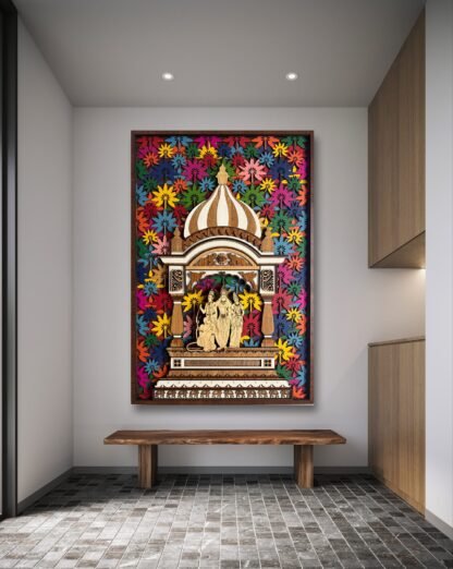 Divine Lord Ram Darbar Wall Art - Image 3