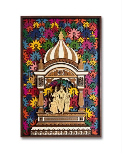 Divine Lord Ram Darbar Wall Art - Image 4