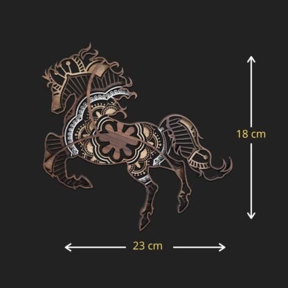Freedom Rider Horse Mandala Wall Decor - Image 2