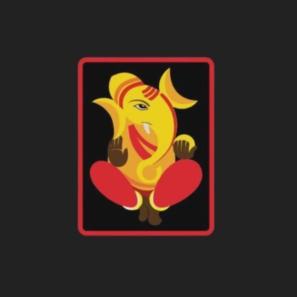 Graceful Guardian Ganesha Wall Art - Image 3