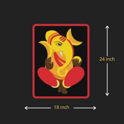 Graceful Guardian Ganesha Wall Art - Image 2
