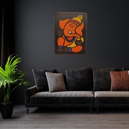Ganesha’s Eternal Grace Wall Art