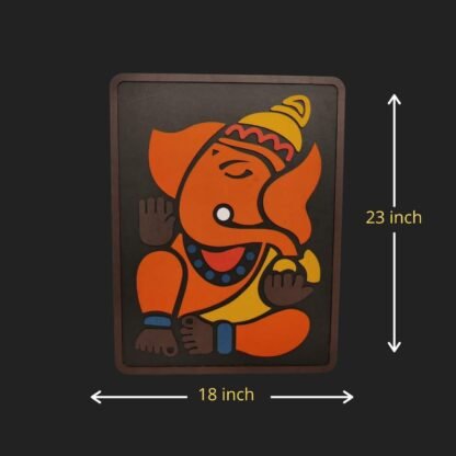 Ganesha’s Eternal Grace Wall Art - Image 2