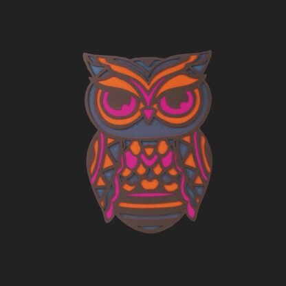 Saw-Whet Owl Mystique Wall Art - Image 3