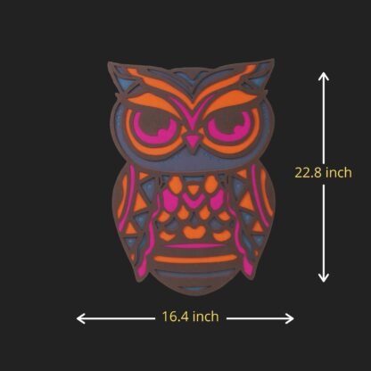 Saw-Whet Owl Mystique Wall Art - Image 2