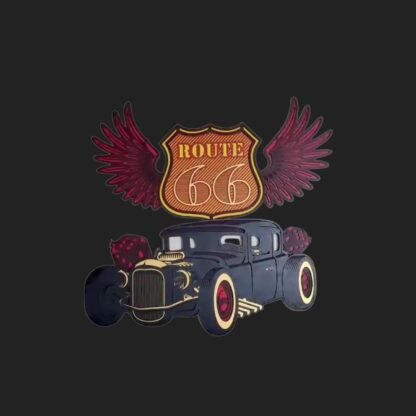 Iconic Route 66 Wings Wall Decor - Image 3