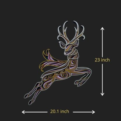 Santa's Magical Reindeer Wall Art - Image 2