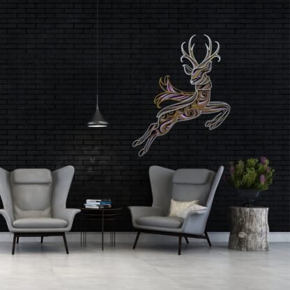 Santa's Magical Reindeer Wall Art