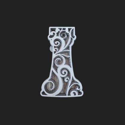 Tower of Chess Mandala Art - Image 3