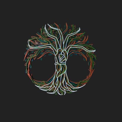 Life’s Embrace Tree Man & Woman Art - Image 2