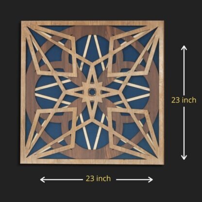 Classic Square Mandala Wall Art - Image 2